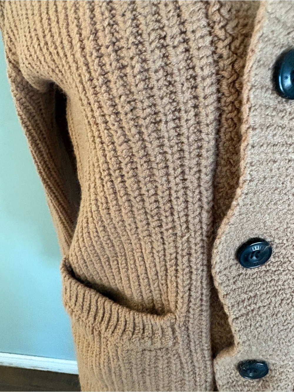 Faherty Heavy Knit Ribbed wool sweater - Picture 10 of 13